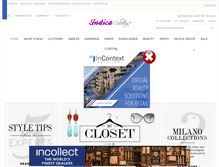 Tablet Screenshot of indicacollection.com